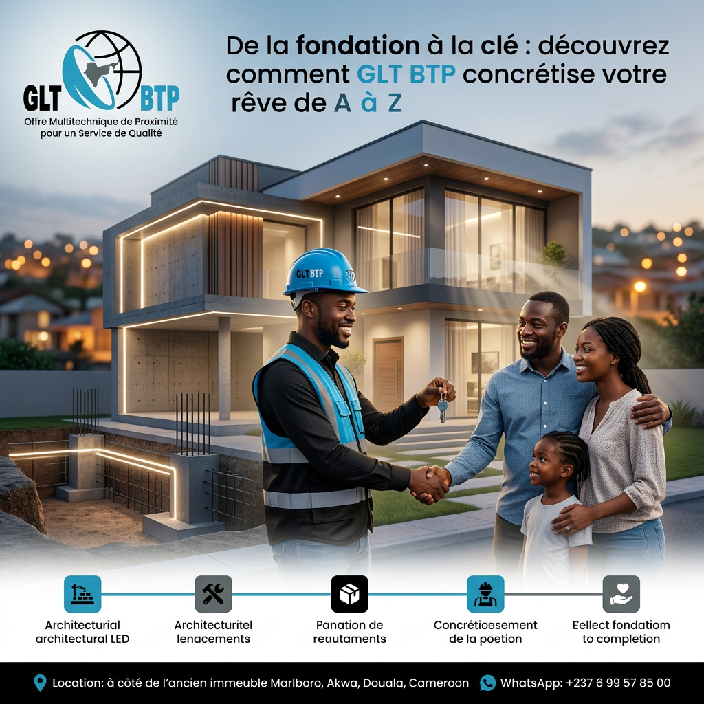 De la fondation à la clé : découvrez comment GLT BTP concrétise votre rêve de A à Z — GLT BTP