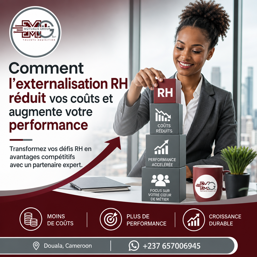 Comment l'externalisation RH réduit vos coûts et augmente votre performance — Mutualis Group Sarl