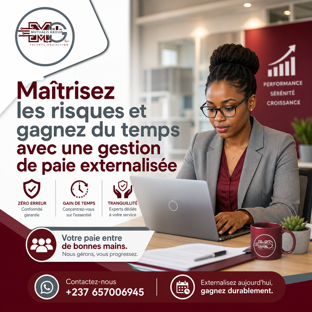 Maîtrisez les risques et gagnez du temps avec une gestion de paie externalisée — Mutualis Group Sarl