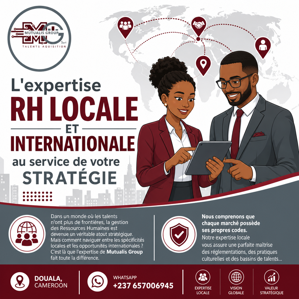L'expertise RH locale et internationale au service de votre stratégie — Mutualis Group Sarl