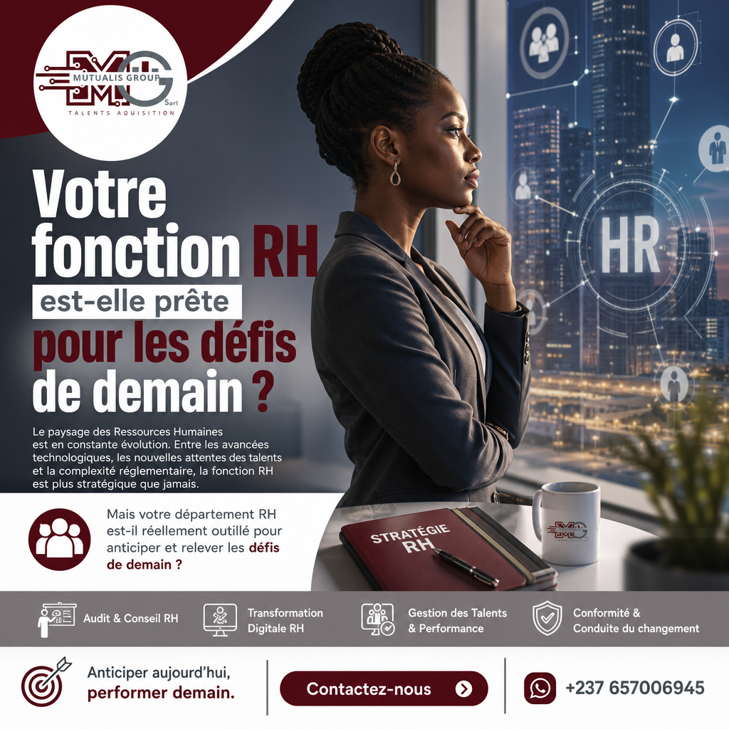 Votre fonction RH est-elle prête pour les défis de demain ? — Mutualis Group Sarl