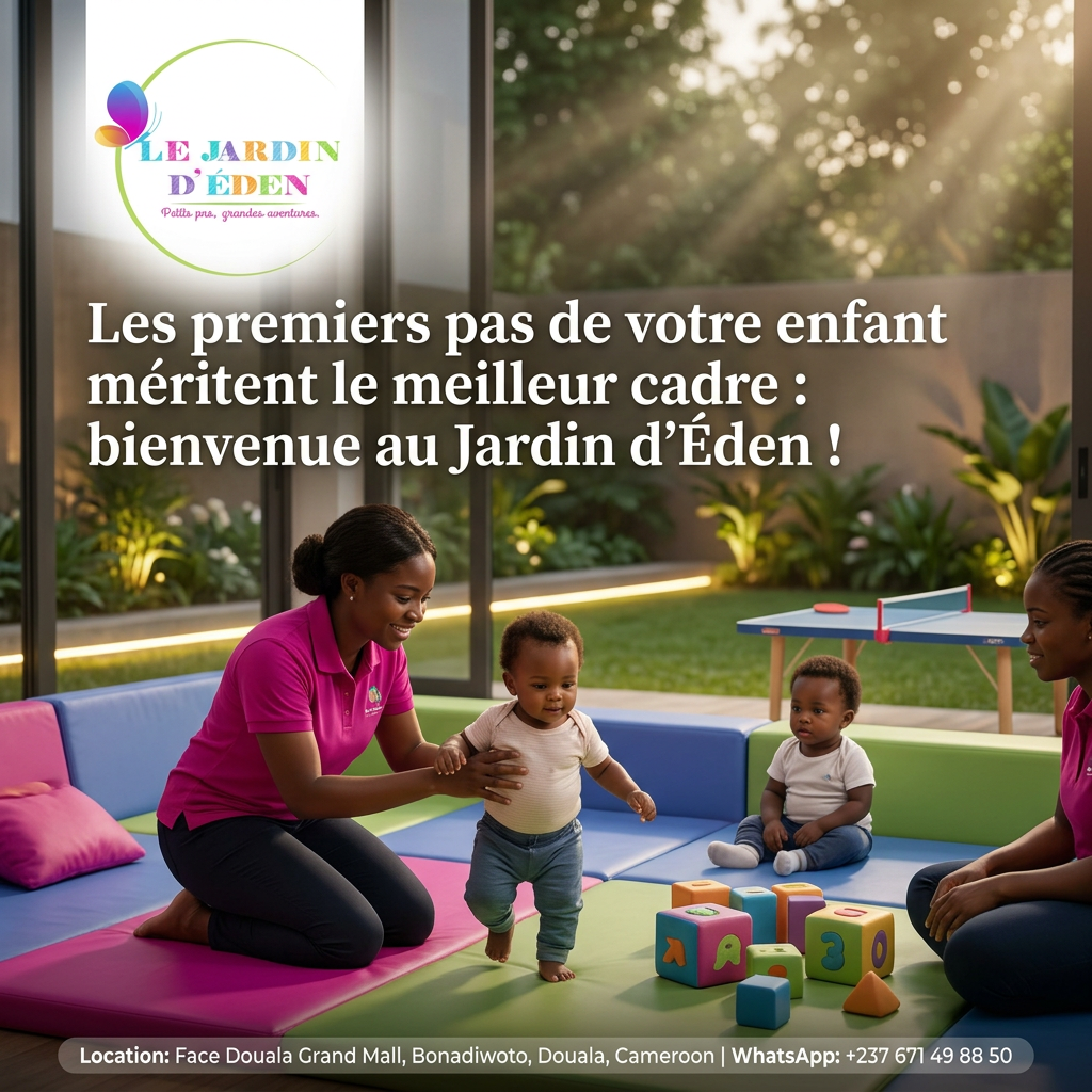 Les premiers pas de votre enfant méritent le meilleur cadre : bienvenue au Jardin d'Éden ! — Le Jardin d'Éden