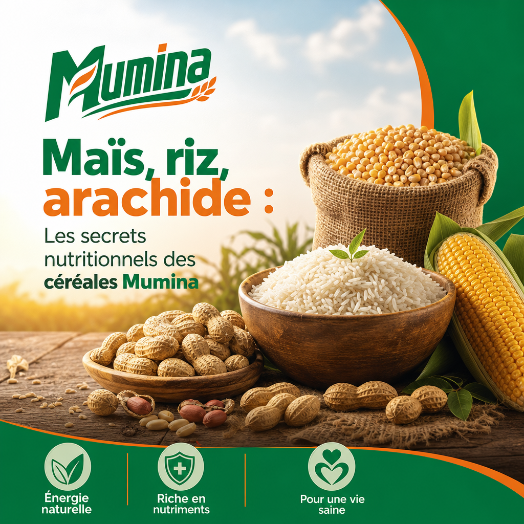 Maïs, riz, arachide : Les secrets nutritionnels des céréales Mumina — Mumina
