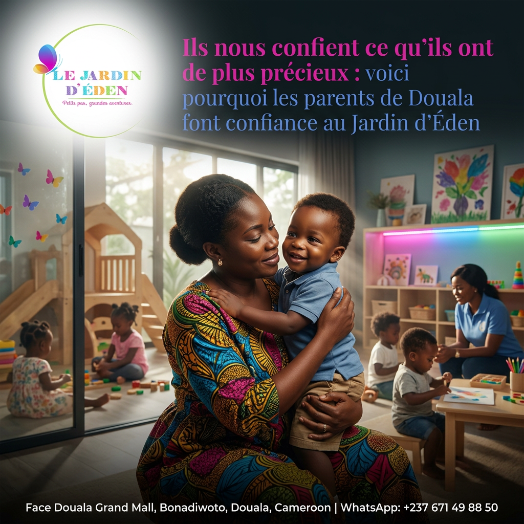 Ils nous confient ce qu'ils ont de plus précieux : voici pourquoi les parents de Douala font confiance au Jardin d'Éden — Le Jardin d'Éden