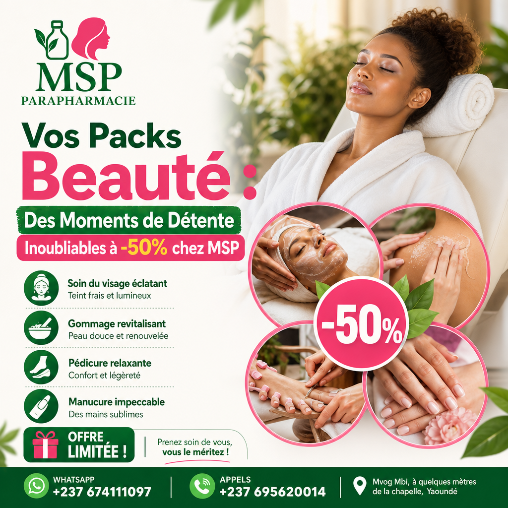 Vos Packs Beauté : Des Moments de Détente Inoubliables à -50% chez MSP — Parapharmacie MSP