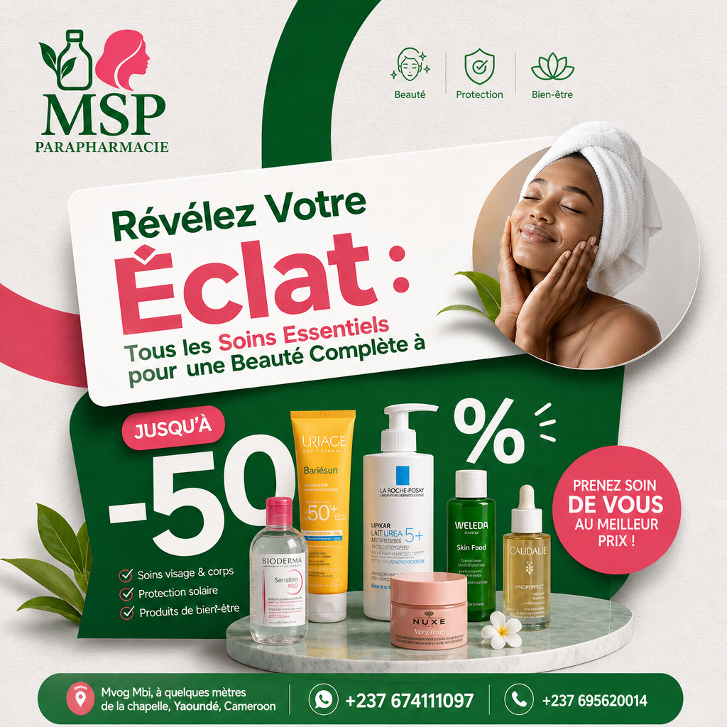Révélez Votre Éclat : Tous les Soins Essentiels pour une Beauté Complète à -50% — Parapharmacie MSP