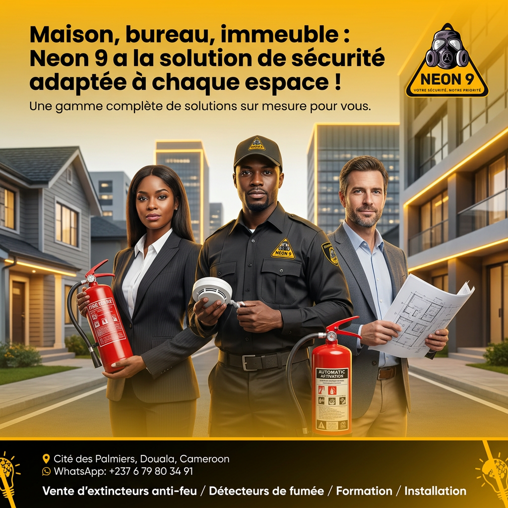 Maison, bureau, immeuble : Neon 9 a la solution de sécurité adaptée à chaque espace ! — Neon 9