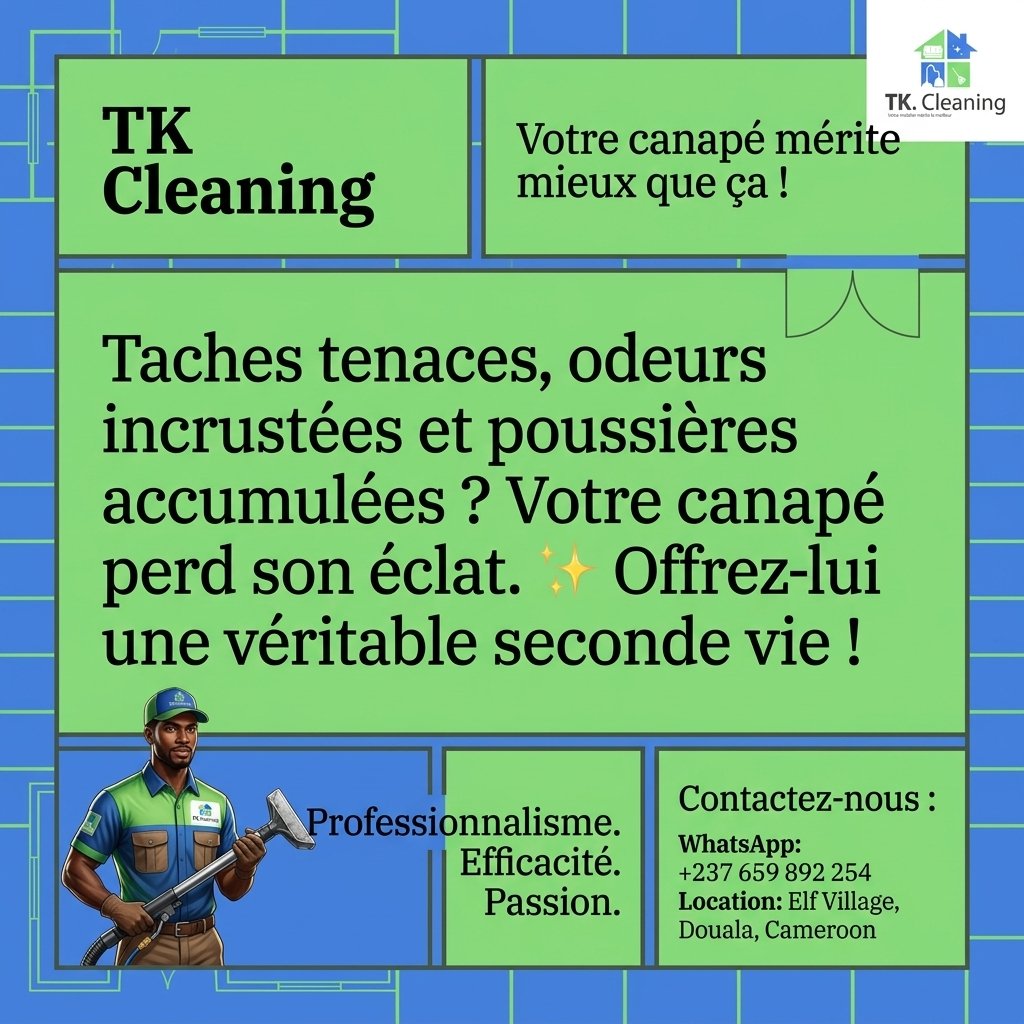 Votre canapé mérite mieux que ça ! — TK Cleaning
