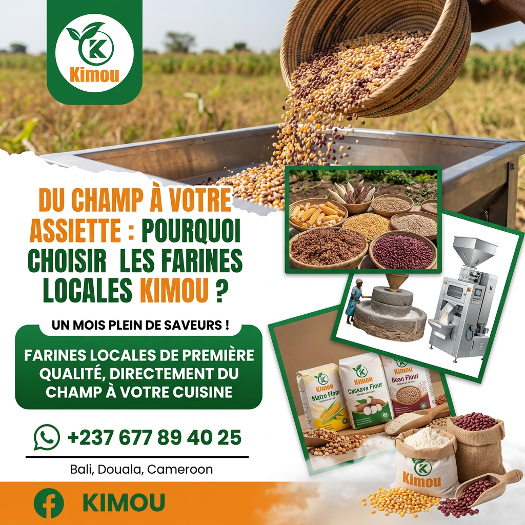 Du champ à votre assiette : pourquoi choisir les farines locales Kimou ? — Kimou