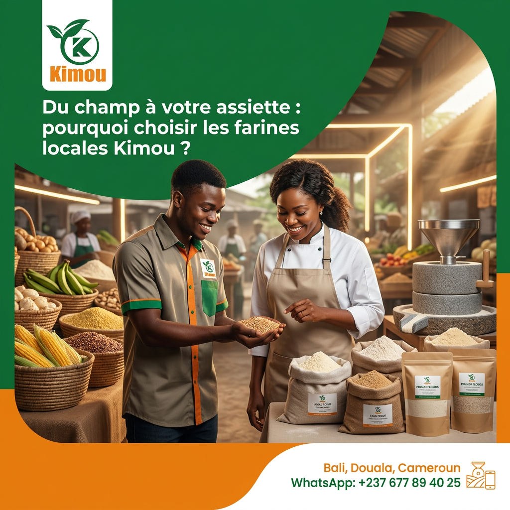 Du champ à votre assiette : pourquoi choisir les farines locales Kimou ? — Kimou