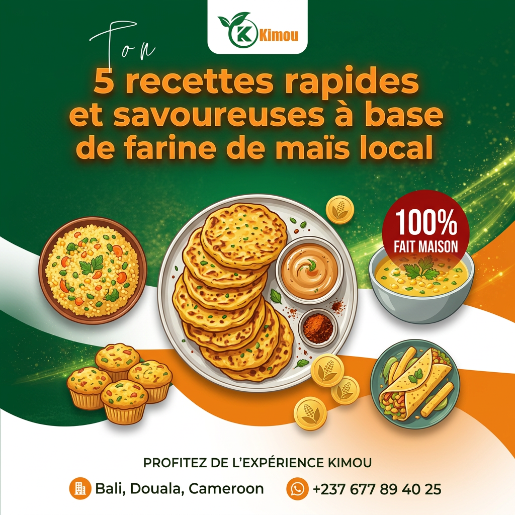 5 recettes rapides et savoureuses à base de farine de maïs local — Kimou