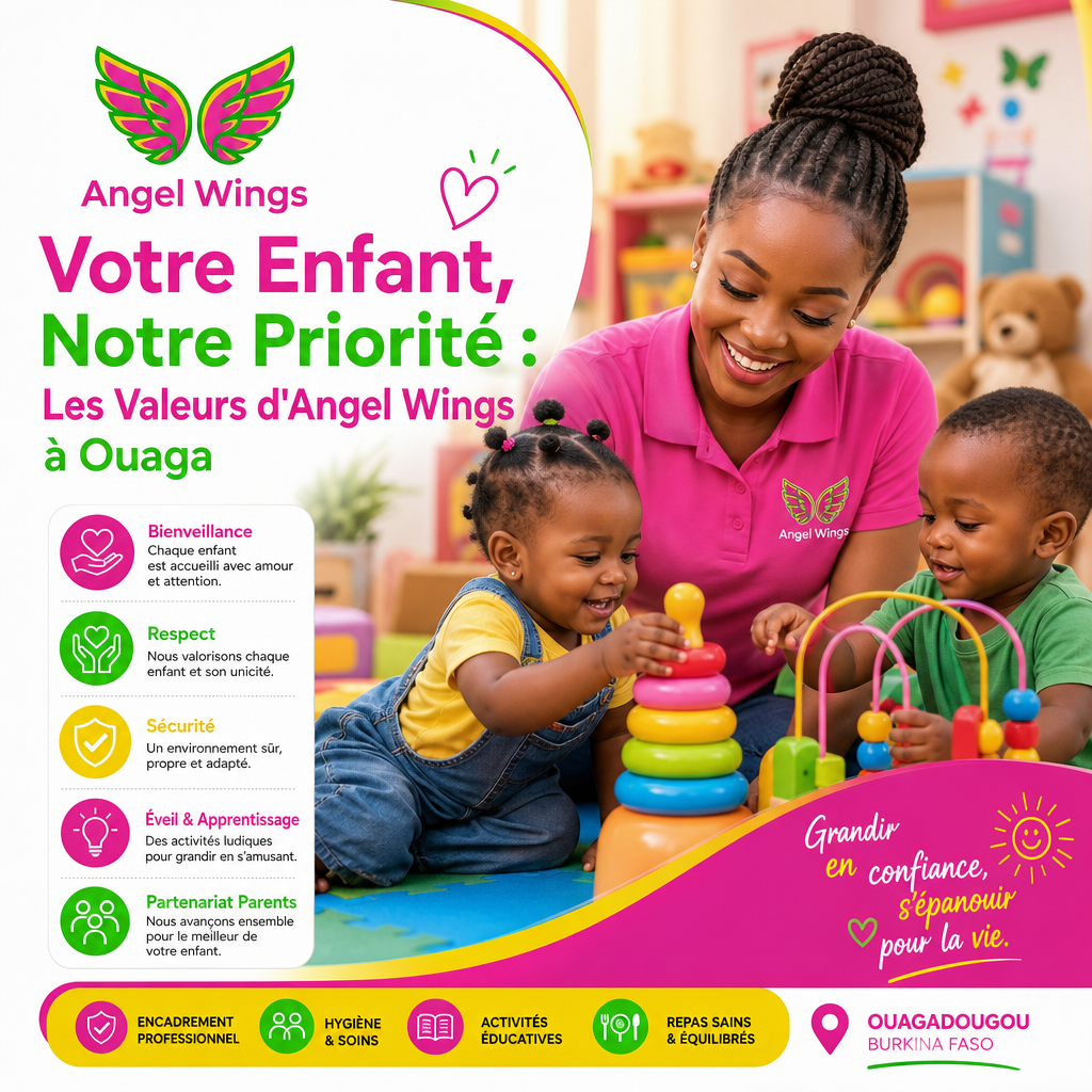 Votre Enfant, Notre Priorité : Les Valeurs d'Angel Wings à Ouaga — Angel Wings